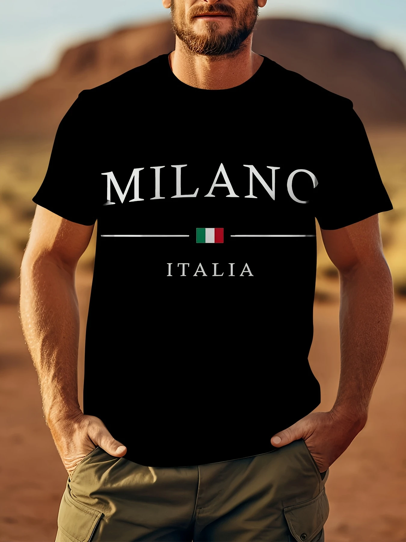 Street Fashion Of Milan - Milan Italy 3D Printing Sports Quick