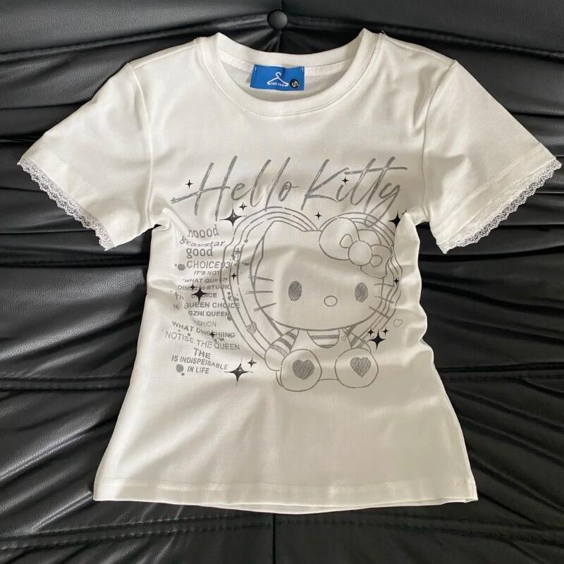 Street Fashion Tshirt - Summer Women's New Sweet Cool Retro