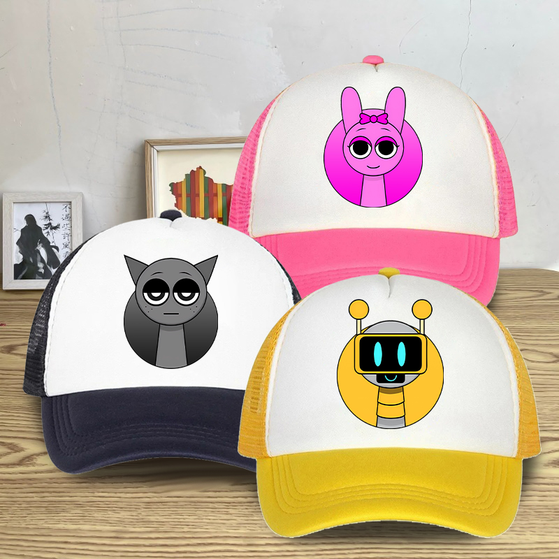 Street Fashion Boy - Sprunki Summer Mesh Baseball Cap Boys