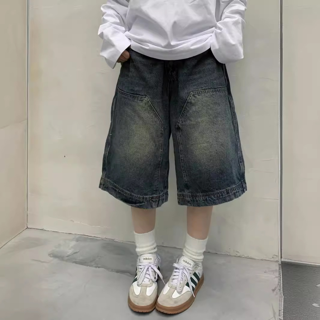 Street Fashion Jeans - Women Y2K Vintage Baggy Jean Shorts