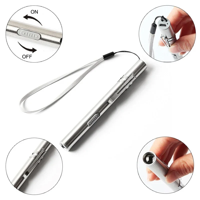 Street Fashion Blog - Mini Pen Shape USB Rechargeable Flashlight