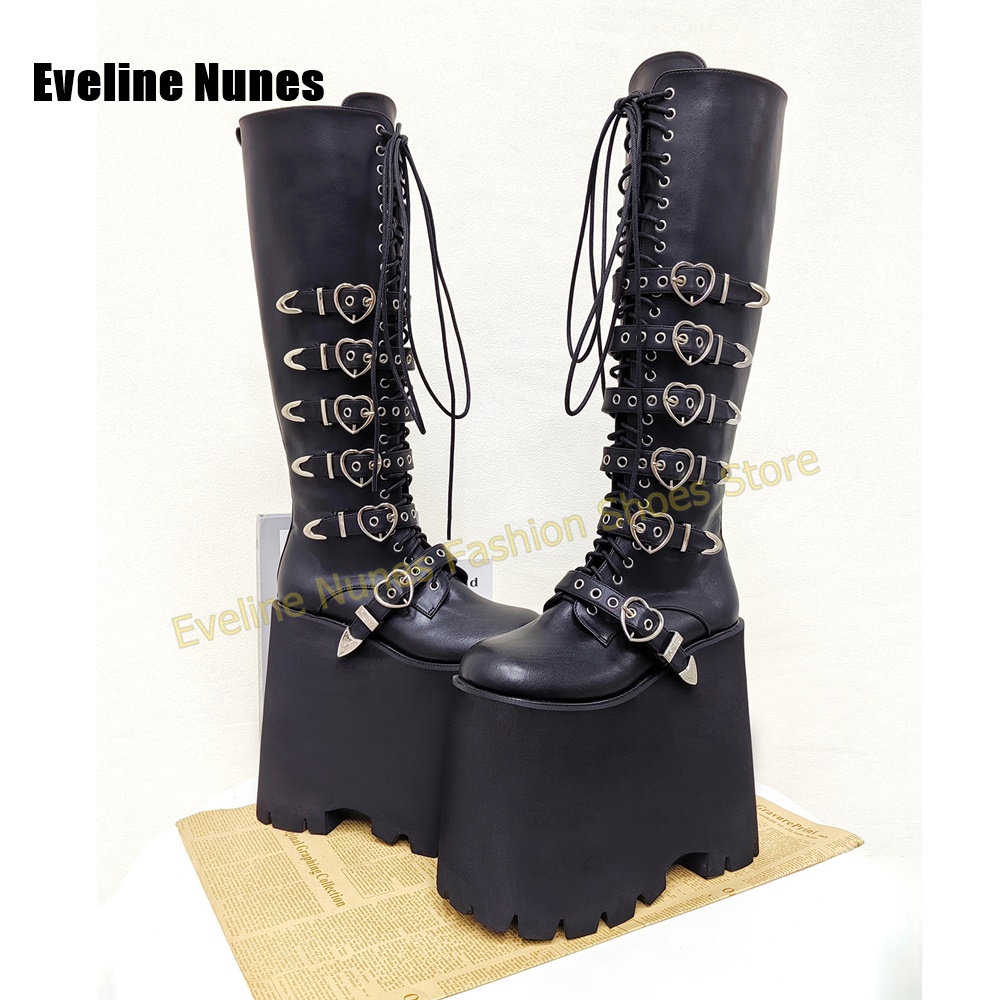 Street Fashion Punk - Y2K Gothic Lolita Tall Platform Boots