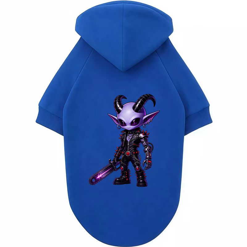 Street Fashion Hoodie - Cool Demon Dog Hoodie, Pet Pullover,