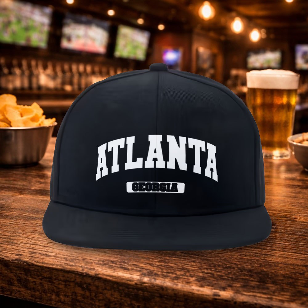 Street Fashion Atlanta - 2026 Atlanta Flat Brim Hip-Hop Baseball