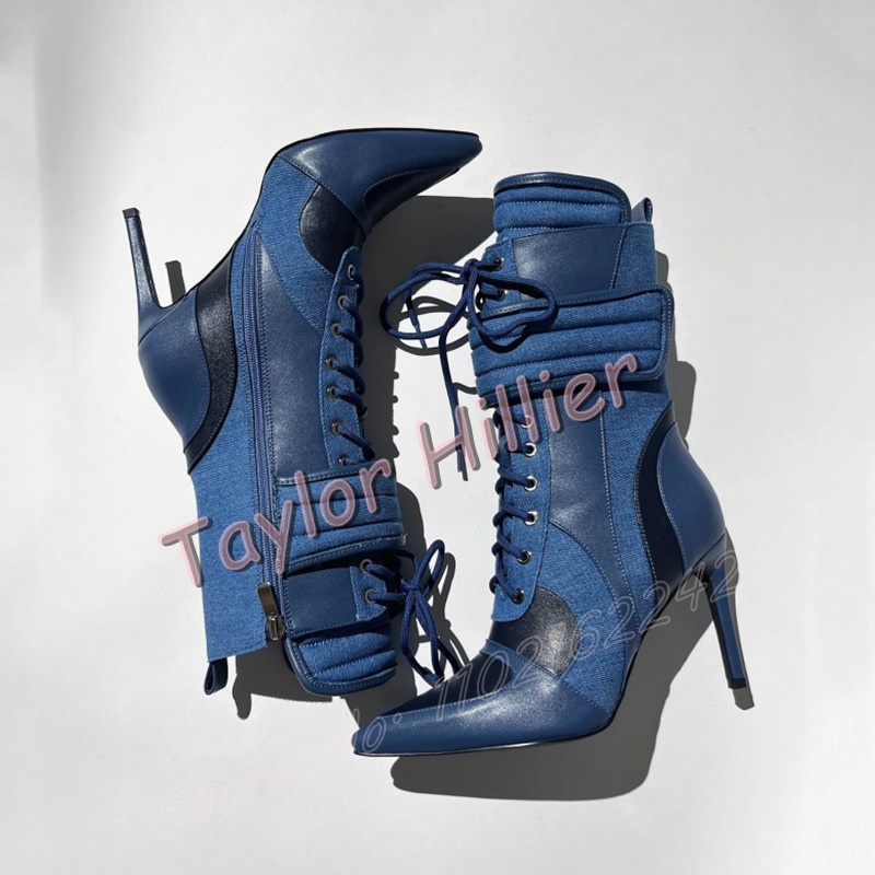 Women'S Blue Denim Sports Ankl - Street Fashion Luxury review and price