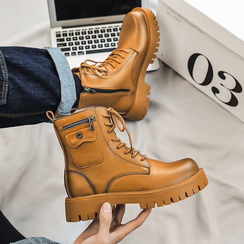 2025 Trend Men Boots Sneakers  - Street Fashion Punk review and price