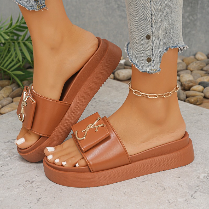 Slippers Luxury shoes Women Pl - Street Fashion Luxury review and price
