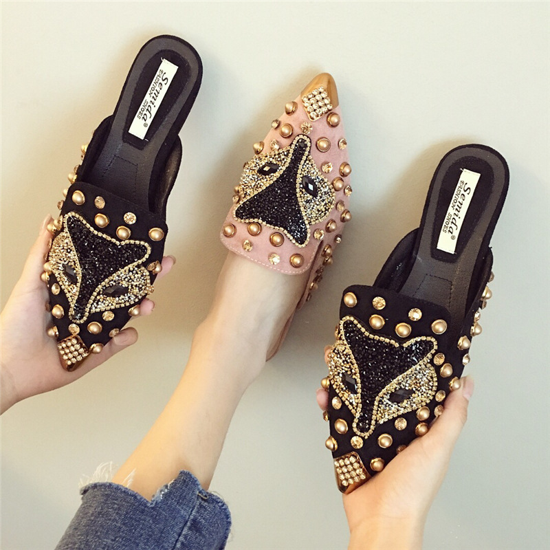 2026 Womens Fox Rhinestone Riv - Street Fashion Luxury review and price