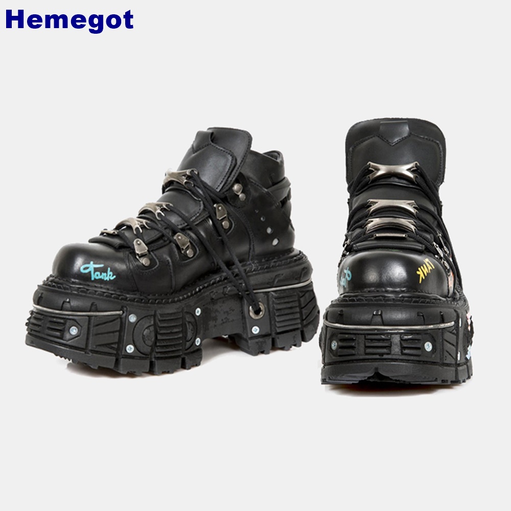 Platform Round Metal Rivet Sho - Street Fashion Punk review and price