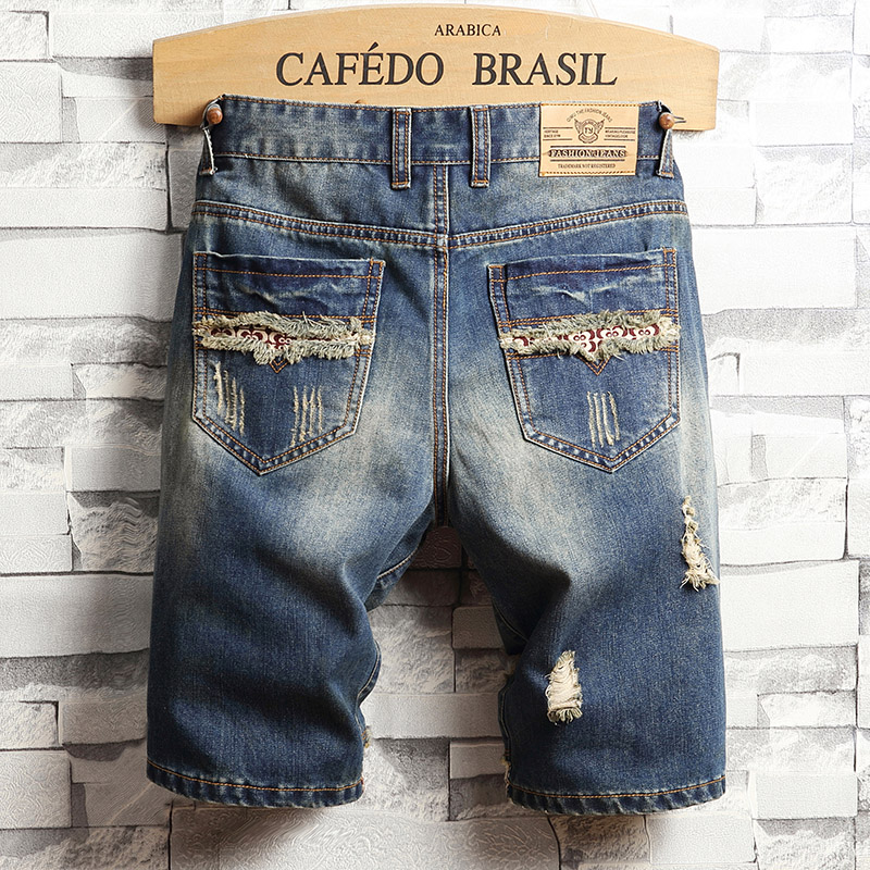 Ripped Hip-hop Denim Shorts Me - Street Fashion Jeans review and price