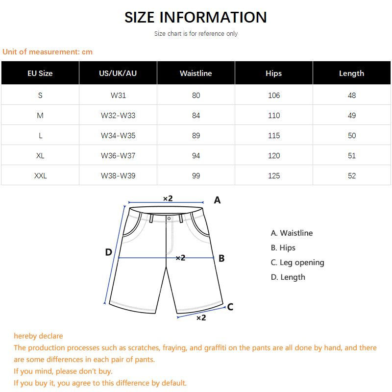 Hip-Hop Streetwear Men's Denim - Street Fashion Jeans review and price