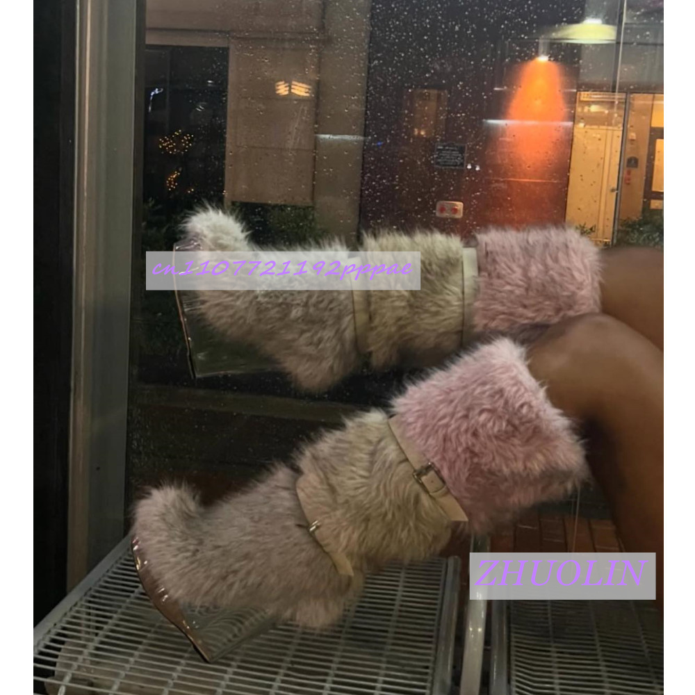 Winter Gradient Furry Transpar - Street Fashion Punk review and price