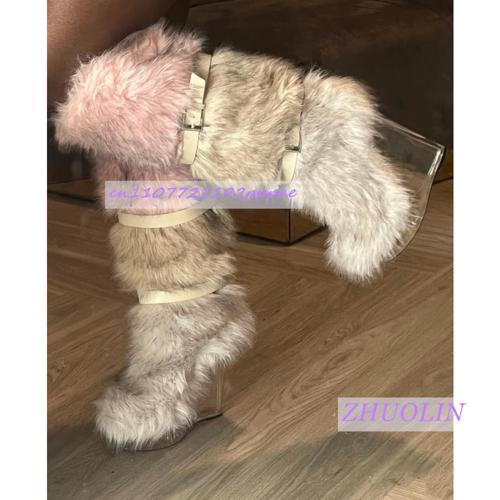 Winter Gradient Furry Transpar - Street Fashion Punk review and price