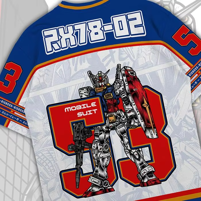 Gundam RX78 Anime Mecha Y2k Ko - Street Fashion Kpop review and price