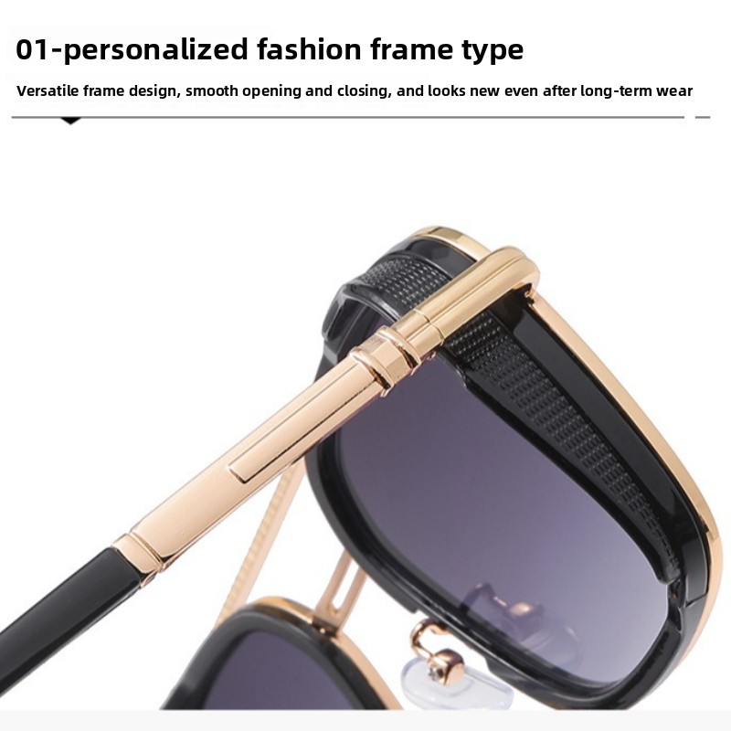 Retro Oval-framed Sunglasses M - Street Fashion Luxury review and price