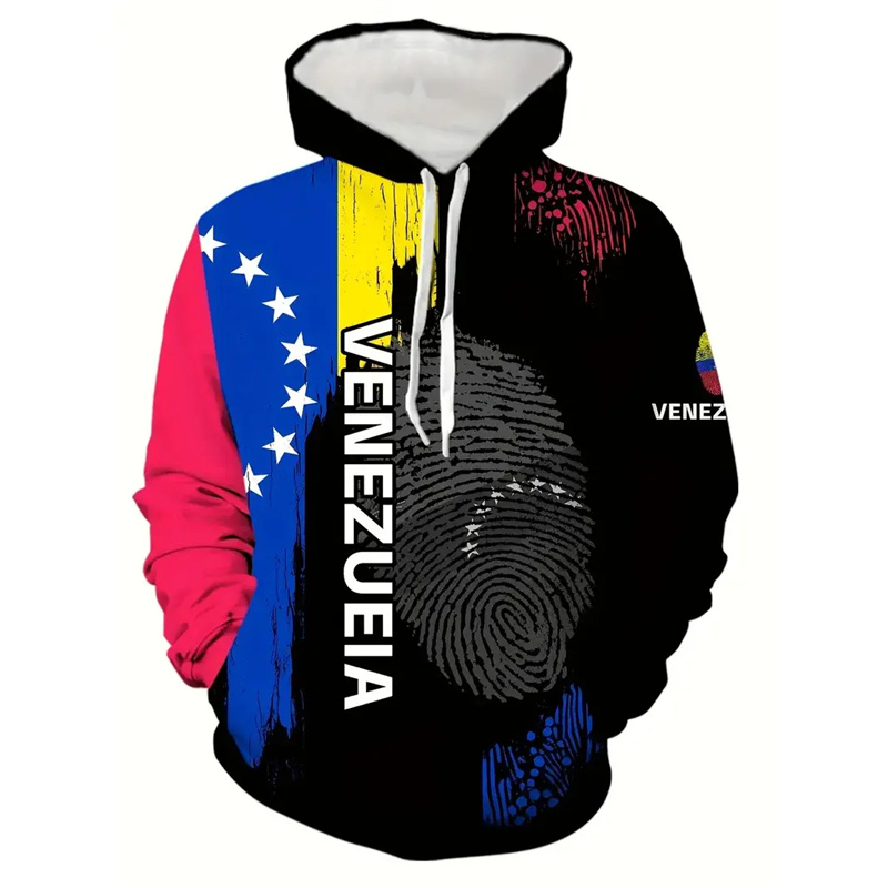 Colombian Venezuela Flag Hoodi - Street Fashion Brazil review and price
