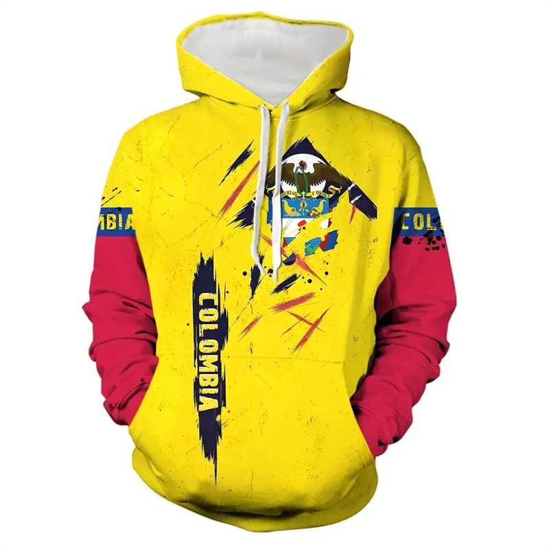 Colombian Venezuela Flag Hoodi - Street Fashion Brazil review and price