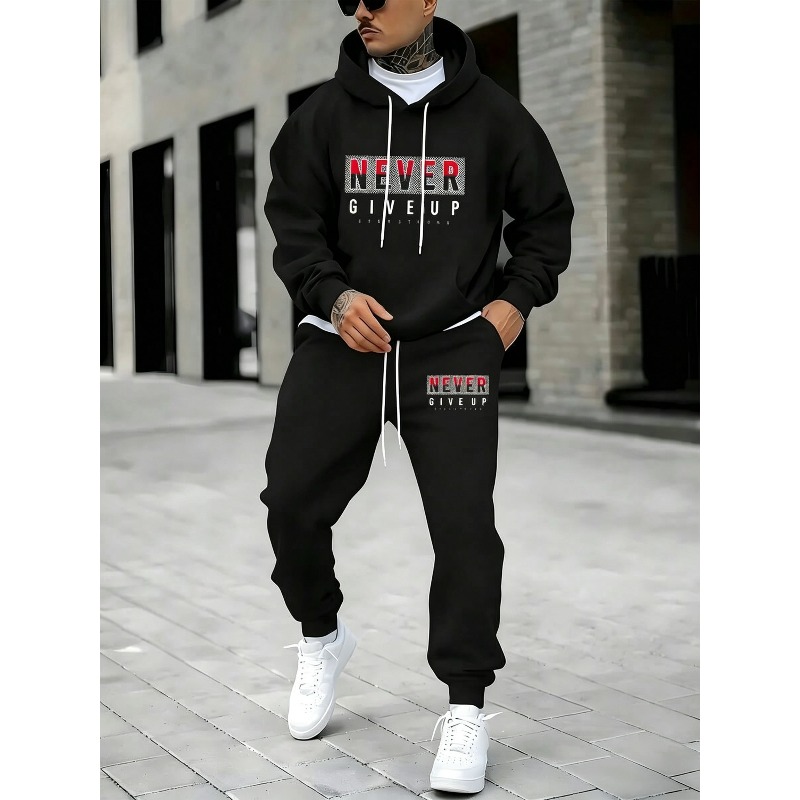 NEVER GIVE UP Alphabet Fashion - Street Fashion Hoodie review and price