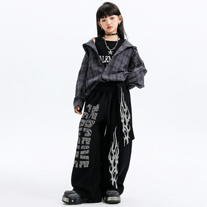 Girls Jazz Dance Costumes Hood - Street Fashion Kpop review and price