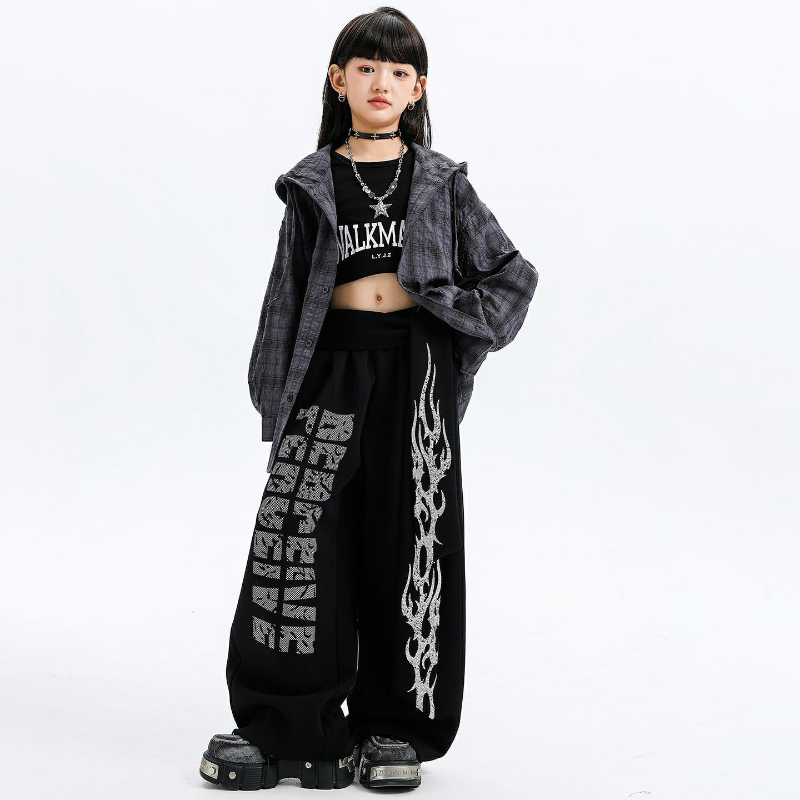 Girls Jazz Dance Costumes Hood - Street Fashion Kpop review and price