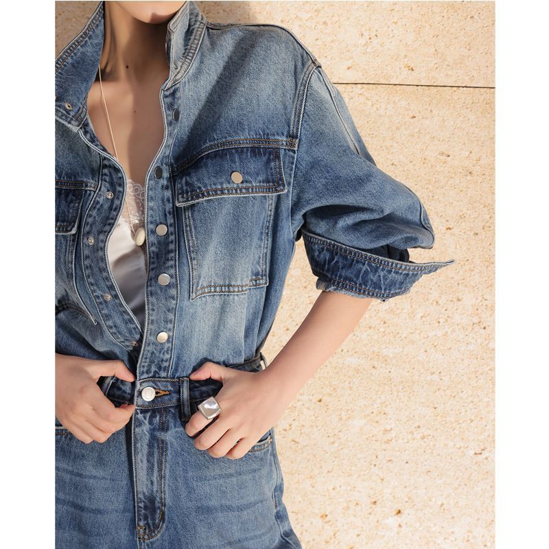 Retro Fashion Versatile Denim  - Street Fashion Jeans review and price