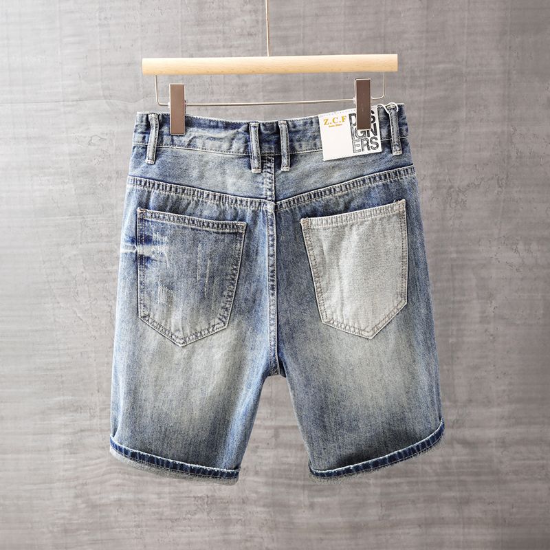Men's Short Jeans Pants with P - Street Fashion Jeans review and price