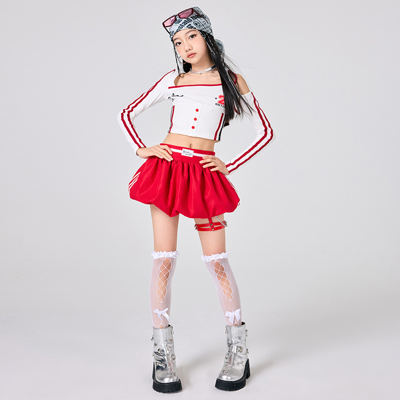 Girls Hip Hop Clothes White To - Street Fashion Kpop review and price