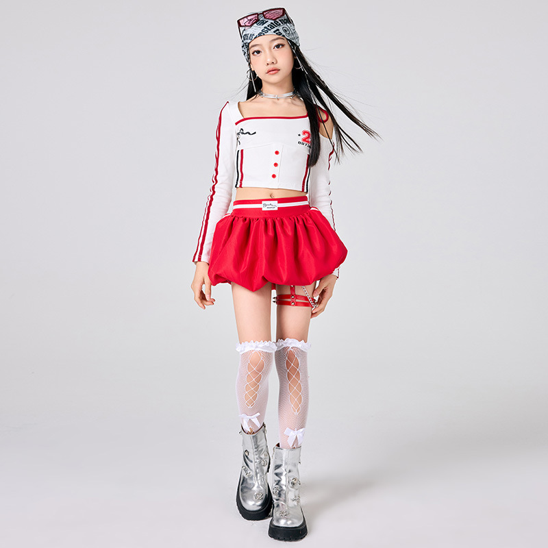 Girls Hip Hop Clothes White To - Street Fashion Kpop review and price