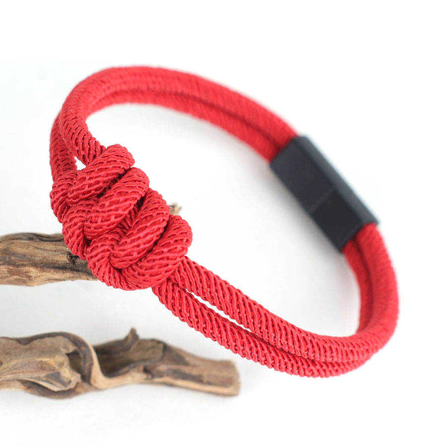 Stylish Men Rope Bracelet High - Street Fashion Of Milan review and price