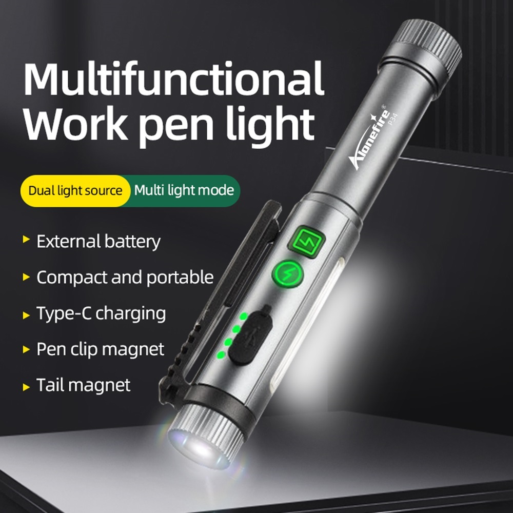2-in-1 COB Pen Work Light LED  - Street Fashion Blog review and price