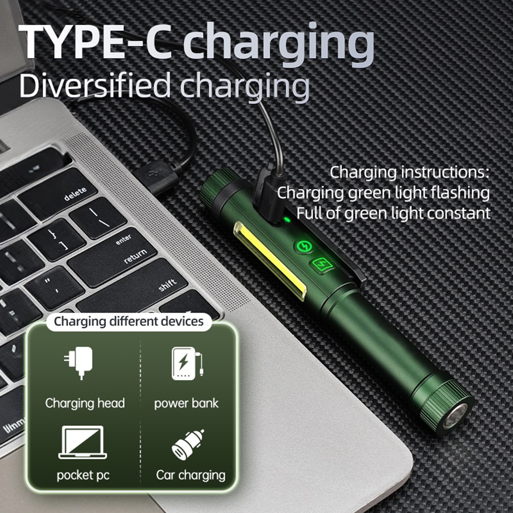 2-in-1 COB Pen Work Light LED  - Street Fashion Blog review and price