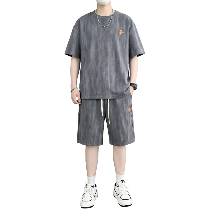 【T-Shirt + 5-Point Shorts】Men' - Street Fashion Tshirt review and price