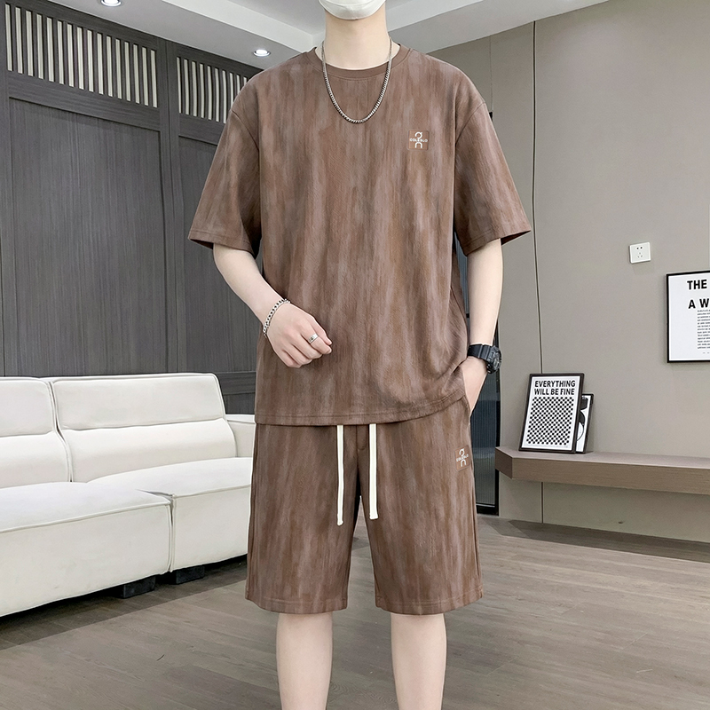 【T-Shirt + 5-Point Shorts】Men' - Street Fashion Tshirt review and price