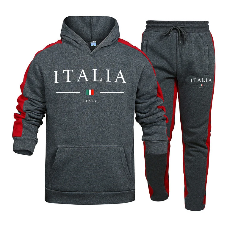 Men's Tracksuit 2 Pcs Sets Fas - Street Fashion Hoodie review and price