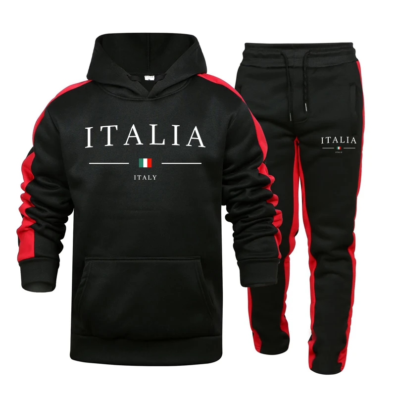 Men's Tracksuit 2 Pcs Sets Fas - Street Fashion Hoodie review and price
