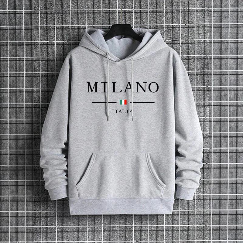 Italy Milan Fashion Men's Hood - Street Fashion Of Milan review and price