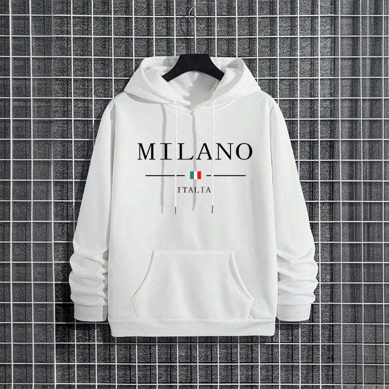 Italy Milan Fashion Men's Hood - Street Fashion Of Milan review and price