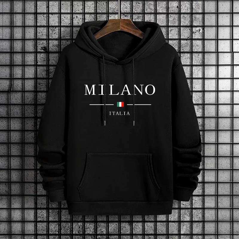 Italy Milan Fashion Men's Hood - Street Fashion Of Milan review and price