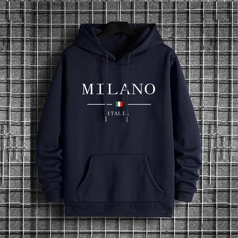 Italy Milan Fashion Men's Hood - Street Fashion Of Milan review and price