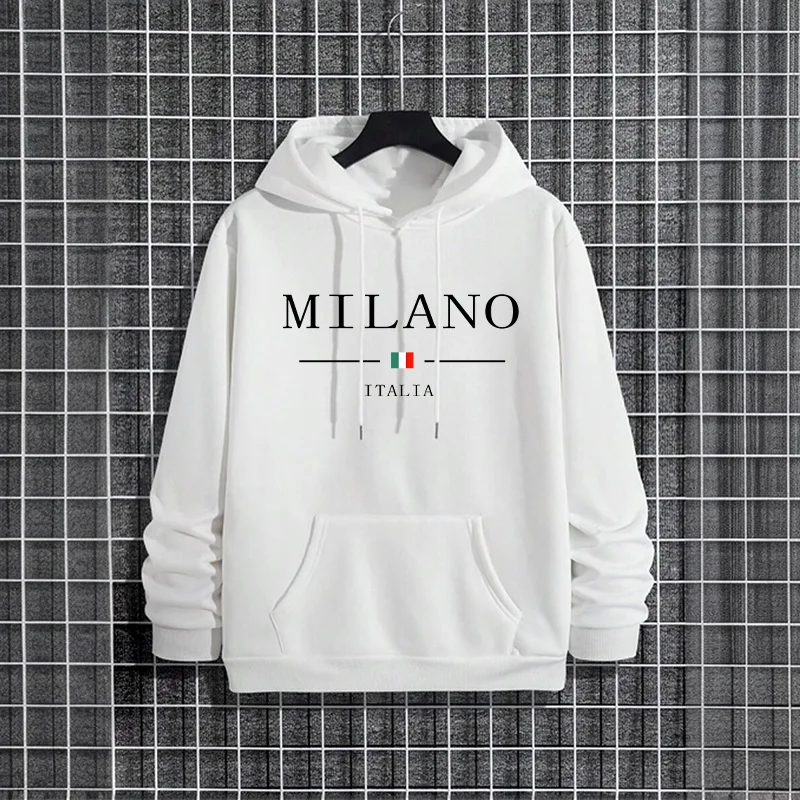 Italy Milan Fashion Men's Hood - Street Fashion Of Milan review and price
