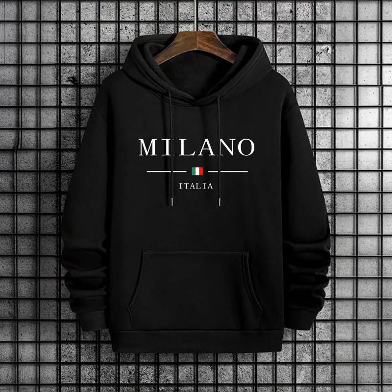 Italy Milan Fashion Men's Hood - Street Fashion Of Milan review and price