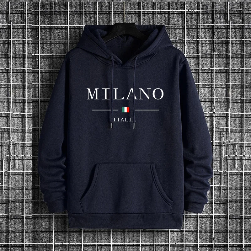 Italy Milan Fashion Men's Hood - Street Fashion Of Milan review and price