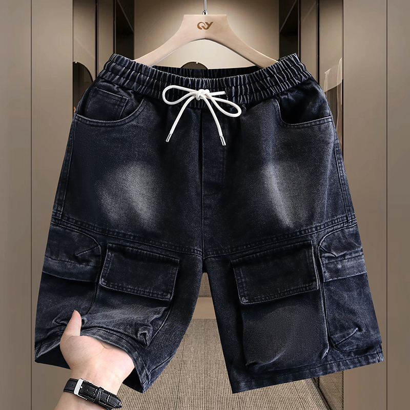 Men's Cargo Shorts New Summer  - Street Fashion Jeans review and price
