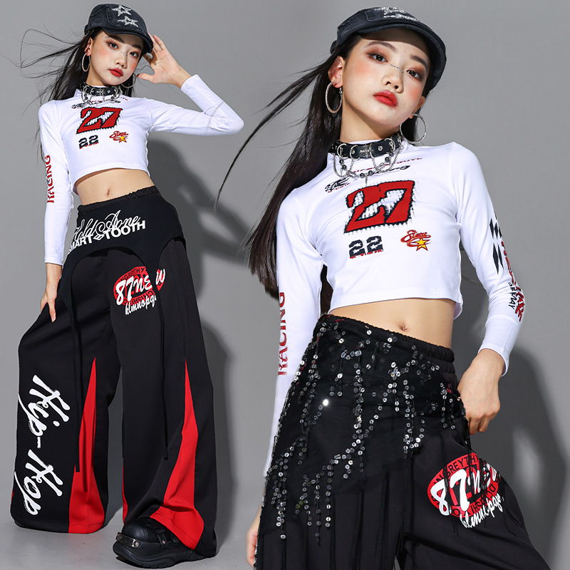 2025 Jazz Dance Clothes Girls  - Street Fashion Kpop review and price