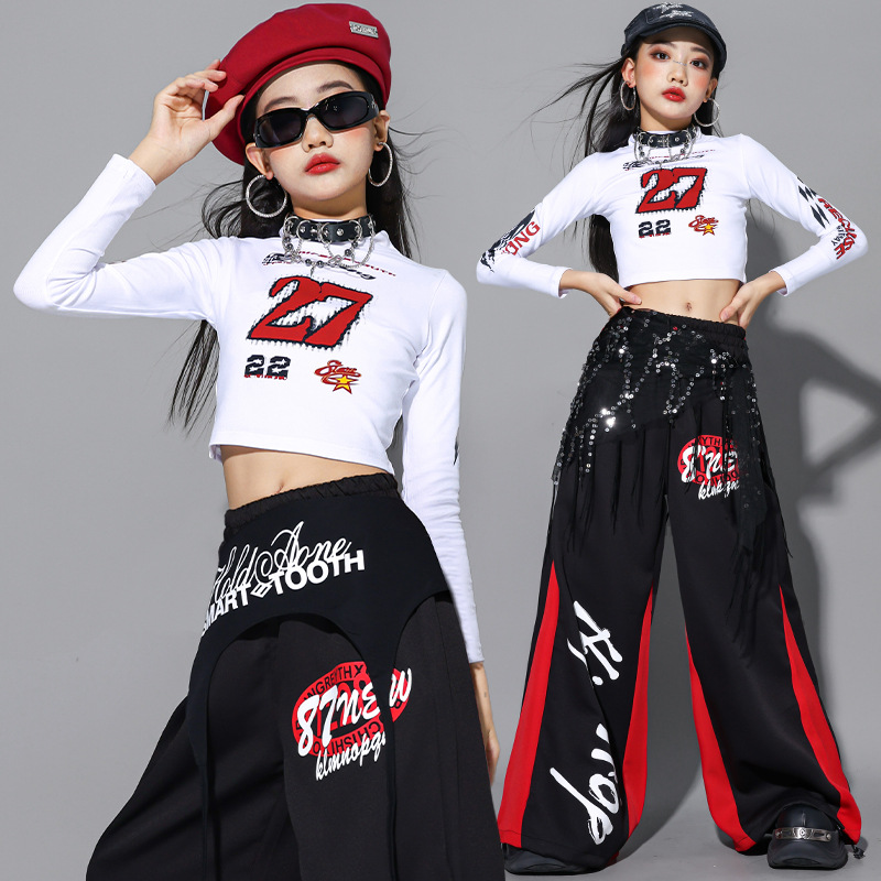 2025 Jazz Dance Clothes Girls  - Street Fashion Kpop review and price